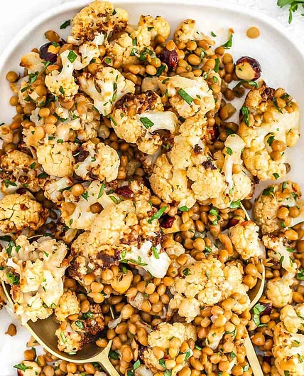 Cauliflower Lentil Salad