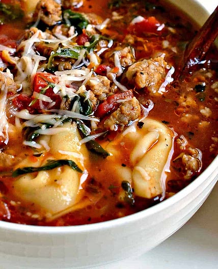 Sausage Tortellini Soup Recipe