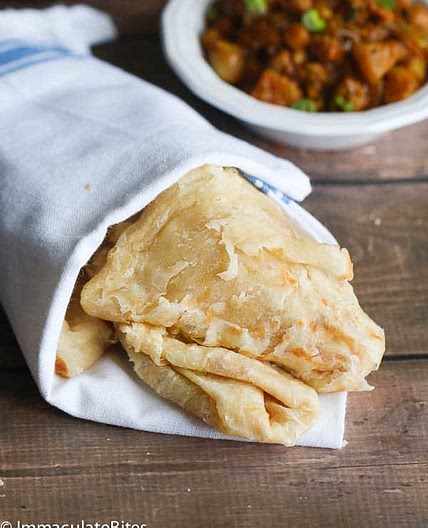Buss Up Shut Paratha Roti Recipe