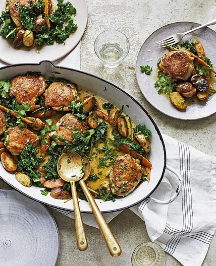 'Roast' chicken dinner