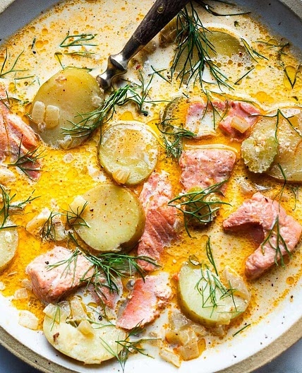 Salmon Chowder Recipe (with Healthy Swaps)