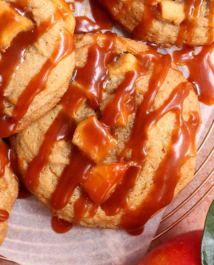 Caramel Apple Cookies