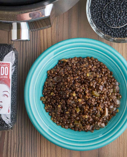 Instant Pot Beluga Lentils