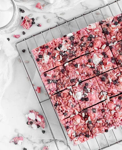 Strawberry Rice Krispie Treats (Gluten-Free & Dairy-Free)