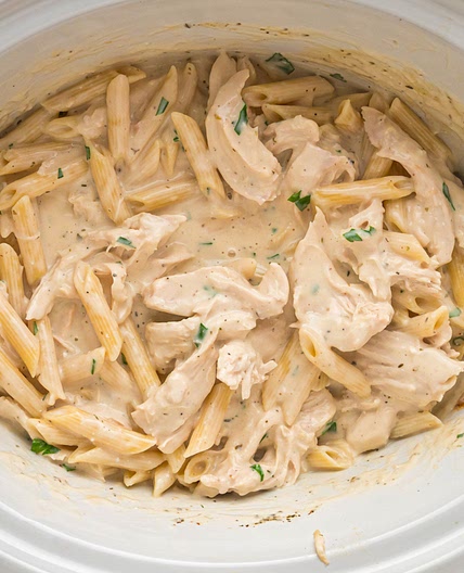 Slow Cooker Chicken Alfredo