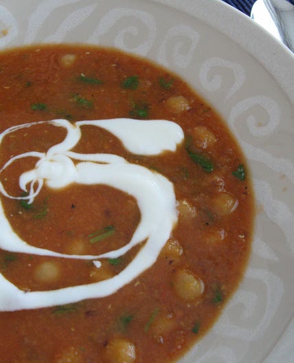 Red Lentil, Chickpea (Garbanzo) & Chili Soup