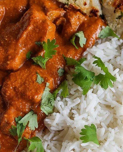 Vegan Butter 'Chicken' with Baked Tofu