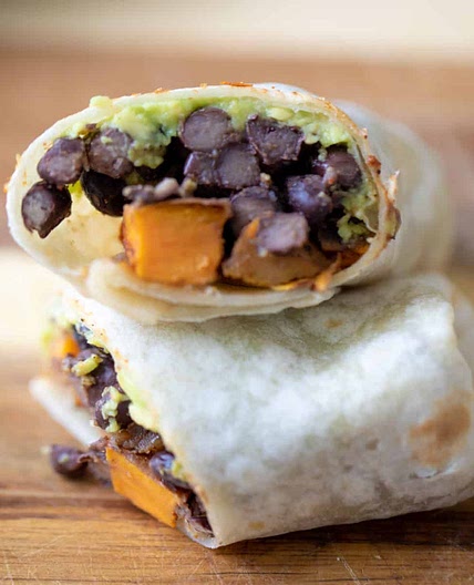 Sweet Potato Burritos