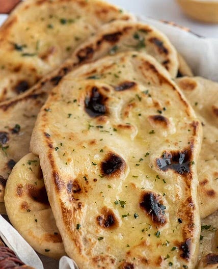 Naan Bread (with yeast)