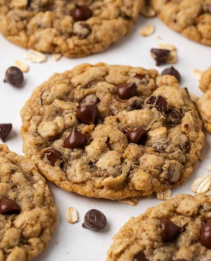 Gluten Free Oatmeal Chocolate Chip Cookies