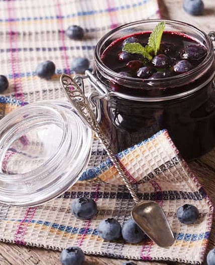 No Sugar Added Blueberry Sauce