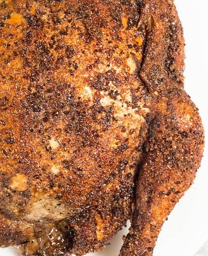 Sweet & Spicy Coffee Rubbed Smoked Chicken