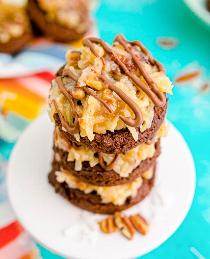 German Chocolate Cookies