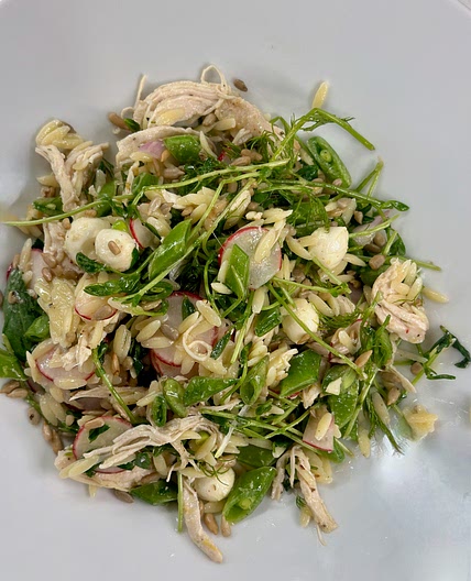 Spring Orzo Pasta Salad