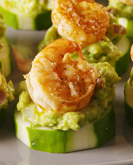 Shrimp Cucumber Bites