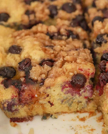 Blueberry Buttermilk Pancake Casserole