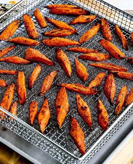 Moroccan Spiced Carrots (Air Fryer or Oven)
