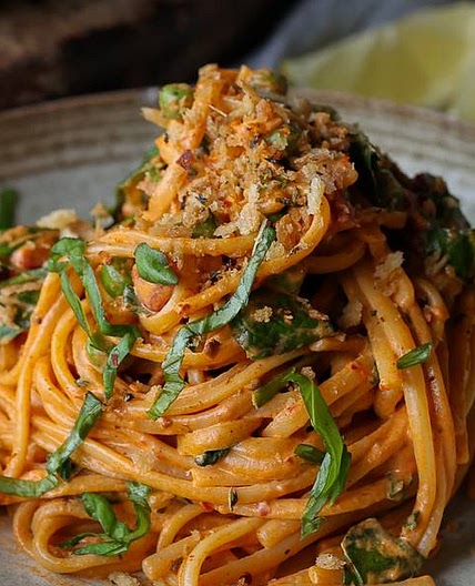 Creamy Harissa Pasta