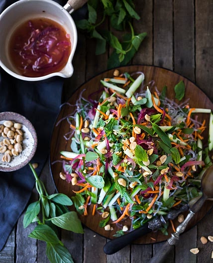 Vietnamese Vermicelli Salad with Sweet Chili Vinaigrette