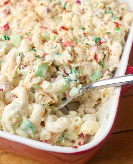 Cold Chicken Macaroni Salad