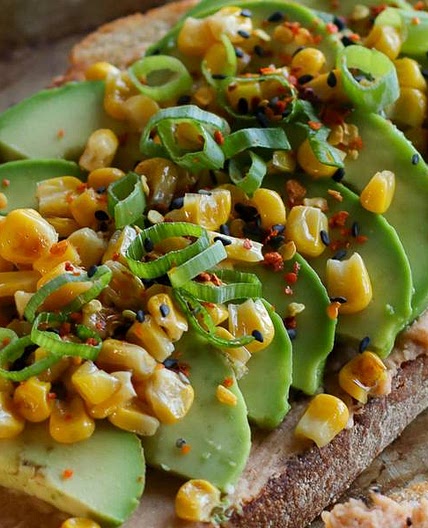 Avocado Toast with Chipotle Bean Spread