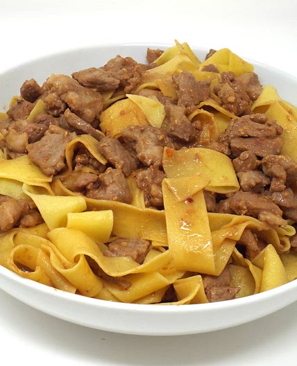Miso Pappardelle and Pork