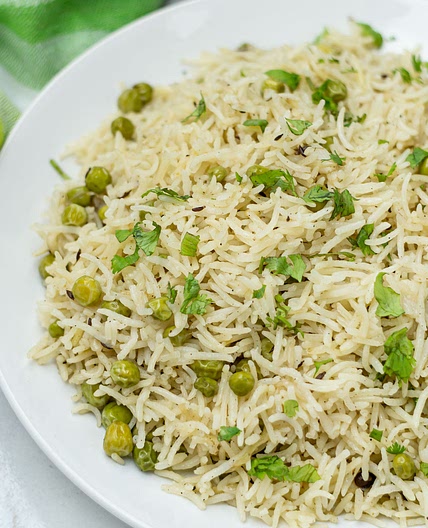 Peas Pulao (Matar Pulao)