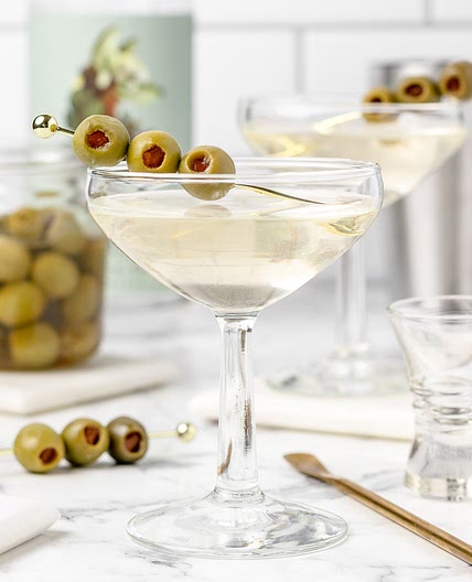 Dirty Martini Mocktail