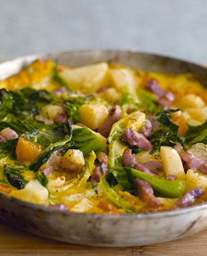 Bacon squeak frittata recipe