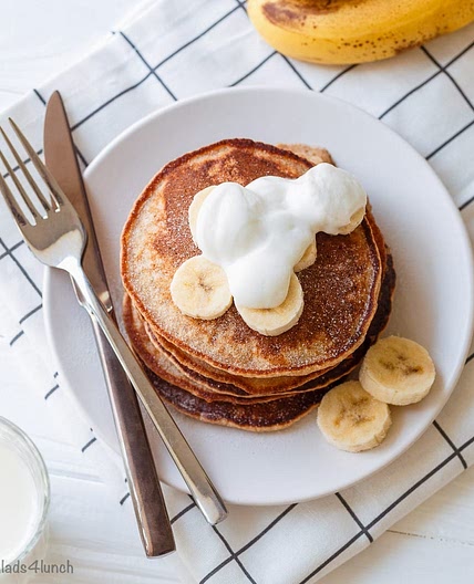 Fluffy No Sugar Whole Wheat Pancakes Recipe