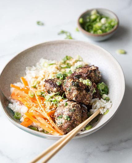 Ginger-Sesame Low FODMAP Meatballs (Ground Beef or Chicken!)