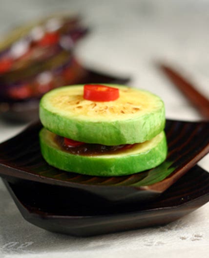 호박가지된장구이