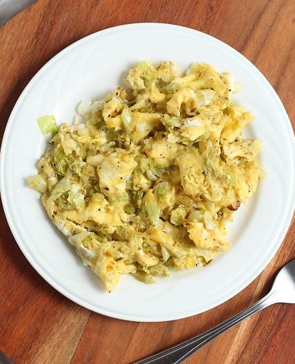 Simply Cabbage and Eggs