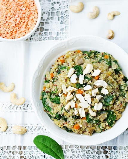 Aromatic Moroccan Quinoa and Lentil Salad