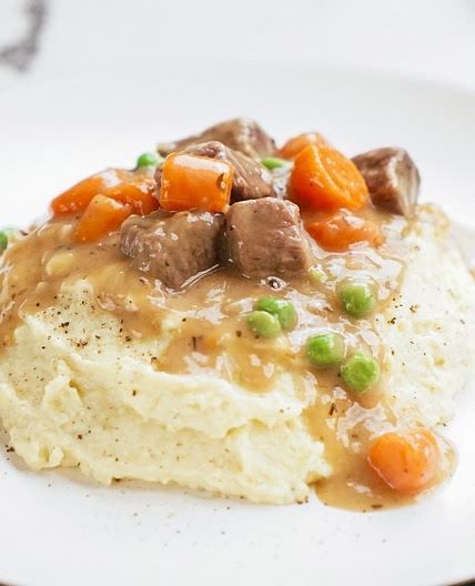Irish Stew with Mashed Potatoes