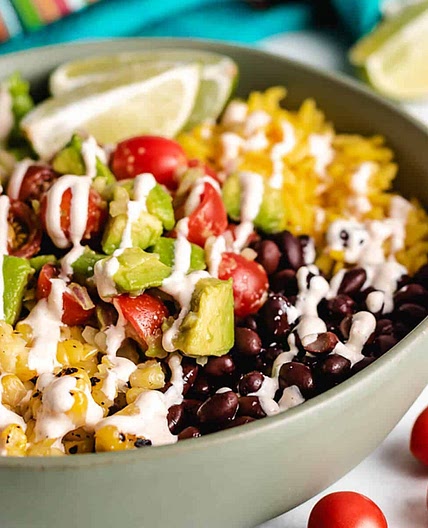Meatless Burrito Bowls