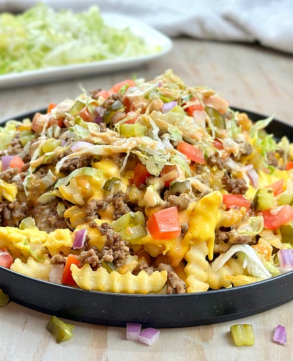 Cheeseburger Loaded Fries