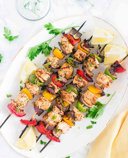 Mediterranean Chicken Kebabs
