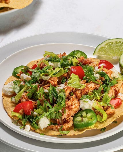 Chicken Tostadas