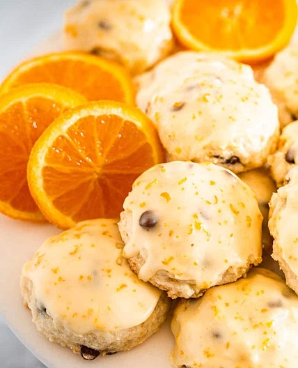 Orange Chocolate Chip Ricotta Cookies