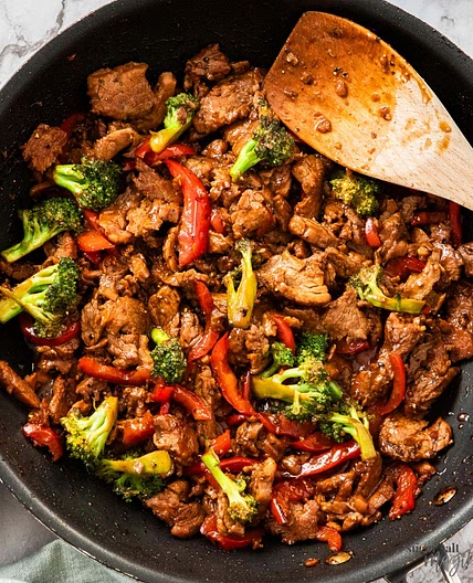 Honey Pepper Pork Stir Fry