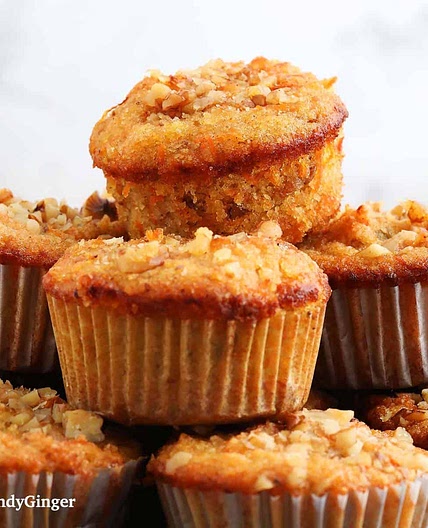 Almond Flour Carrot Muffins