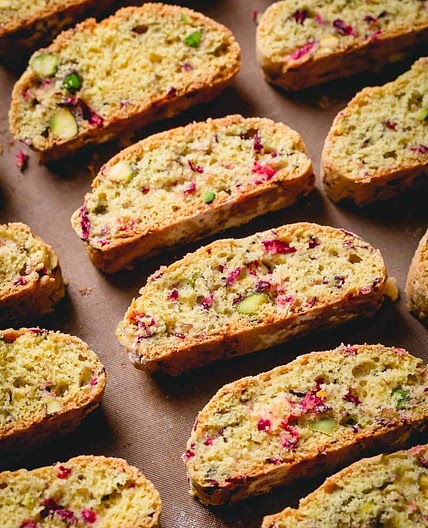 Cranberry Pistachio Biscotti