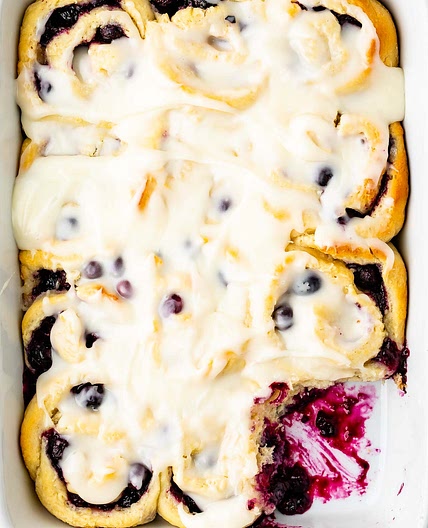 Lemon Blueberry Sweet Rolls Recipe