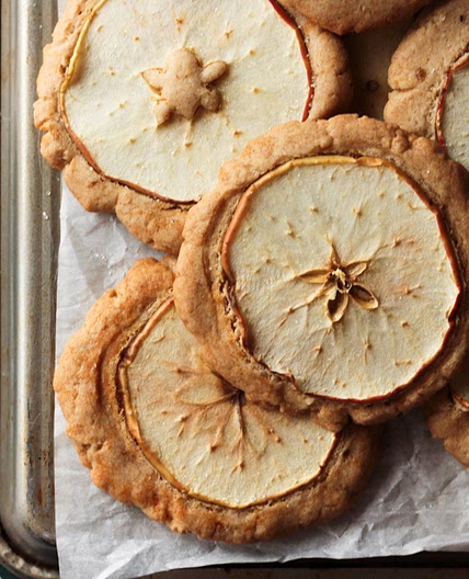 Whole Wheat Ginger Apple Snaps