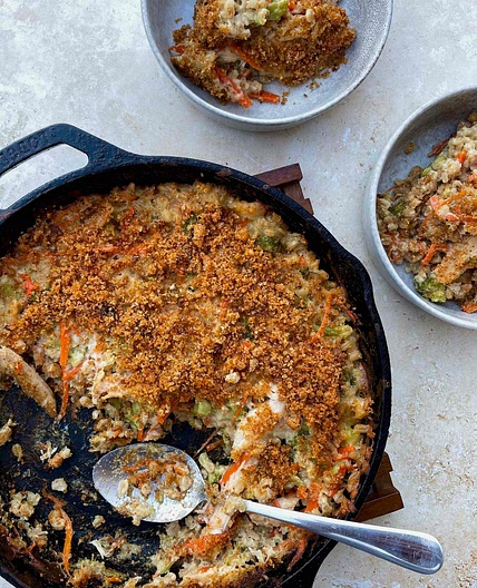 Broccoli Cheddar Skillet