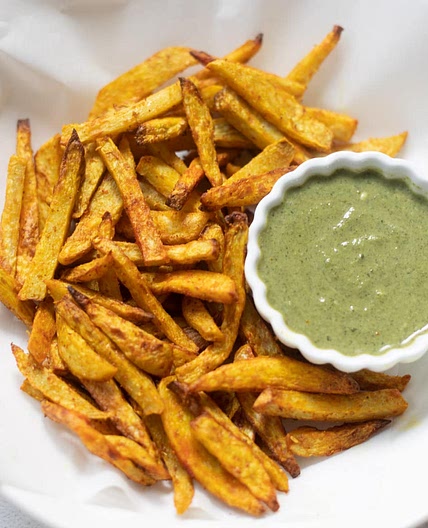 Taro Fries (Air Fryer, Oven & Stovetop)