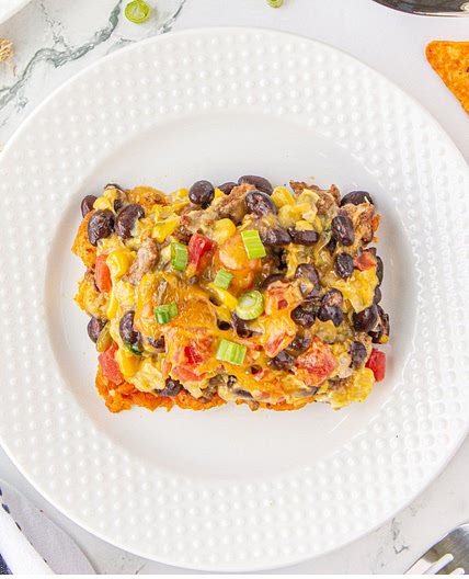 Ground Beef Dorito Casserole