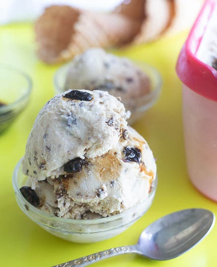 Rum and raisin ice cream
