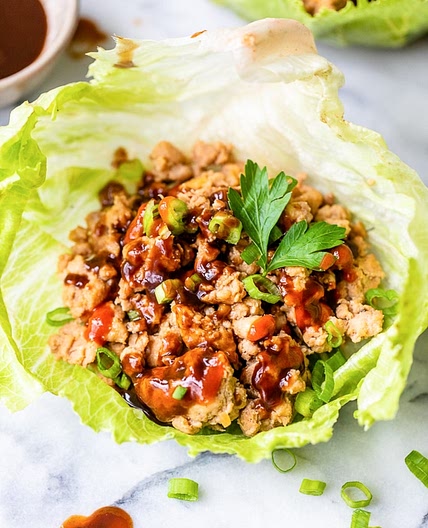 Asian Chicken Lettuce Wraps